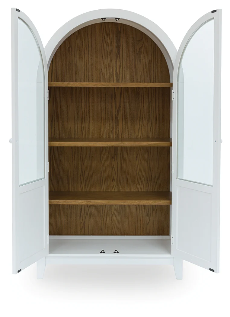 Dagandale White/Natural Accent Cabinet - Image 3