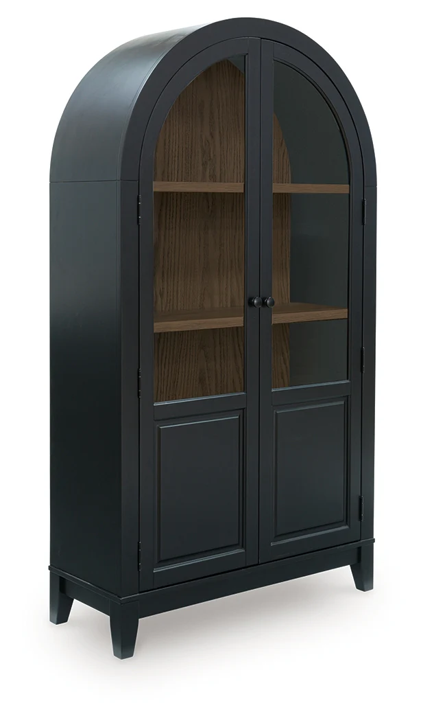 Dagandale Black/Natural Accent Cabinet - Image 2
