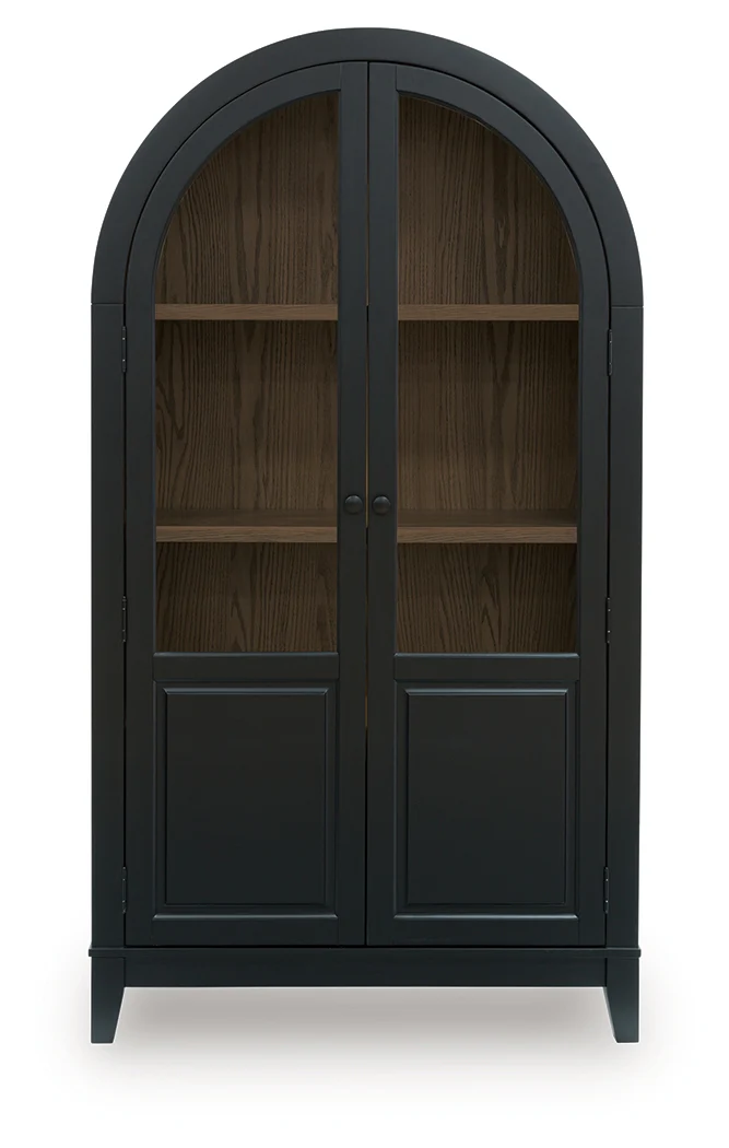 Dagandale Black/Natural Accent Cabinet - Image 3