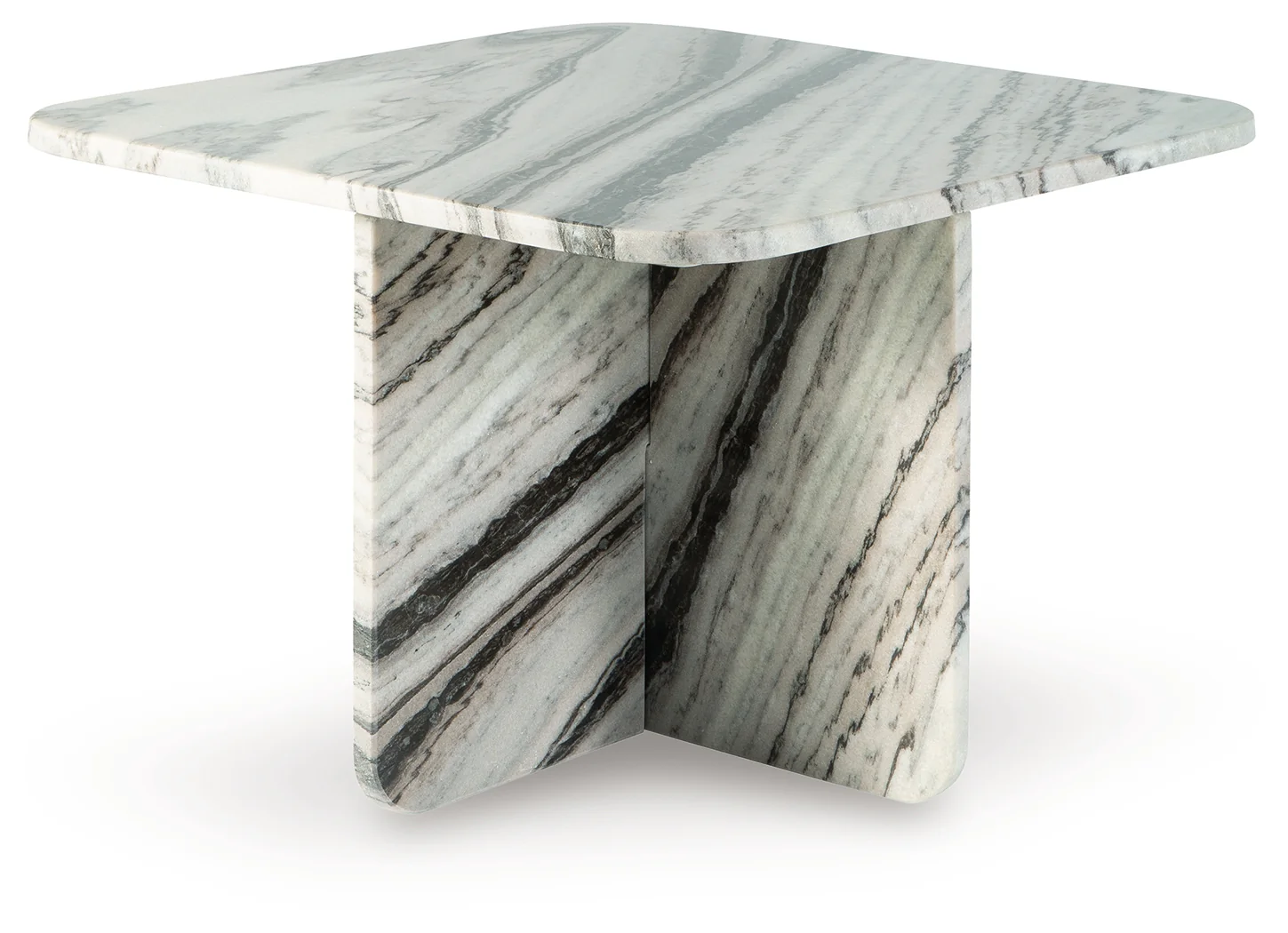 Baretton Black/White/Taupe Accent Coffee Table - Image 2