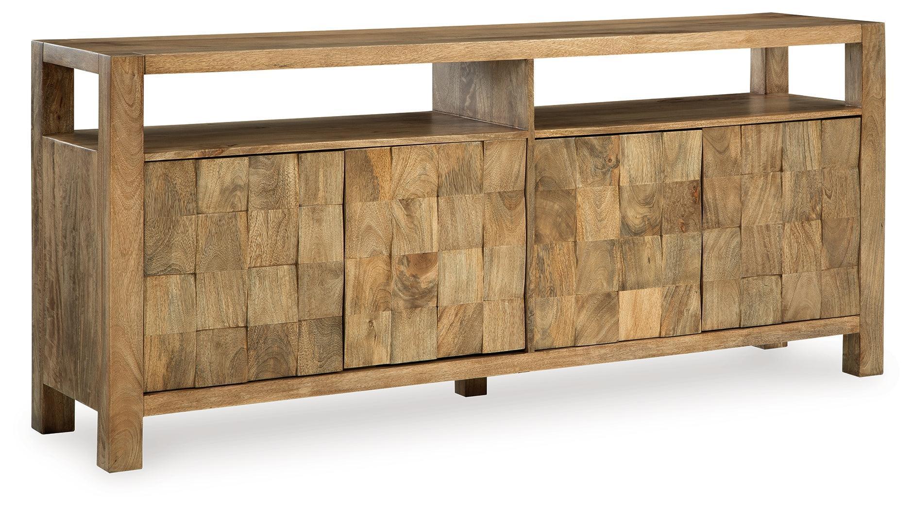 Hudwick Natural Brown Accent Cabinet - Image 2