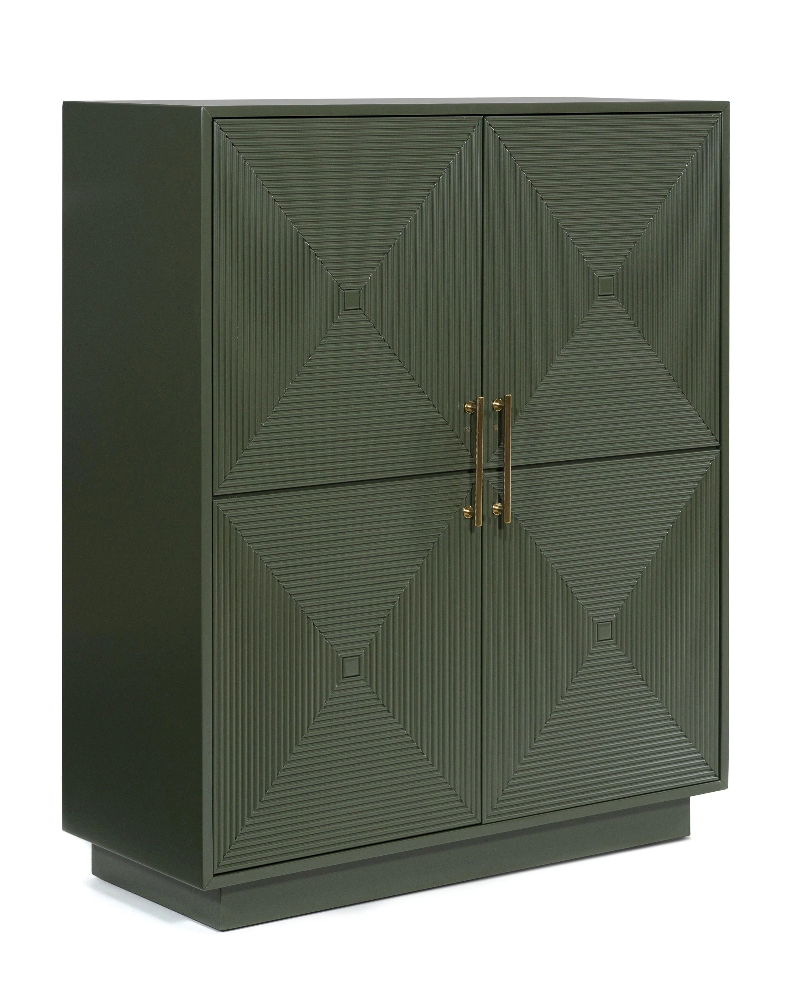 Geirwood Dark Green Accent Cabinet - Image 2