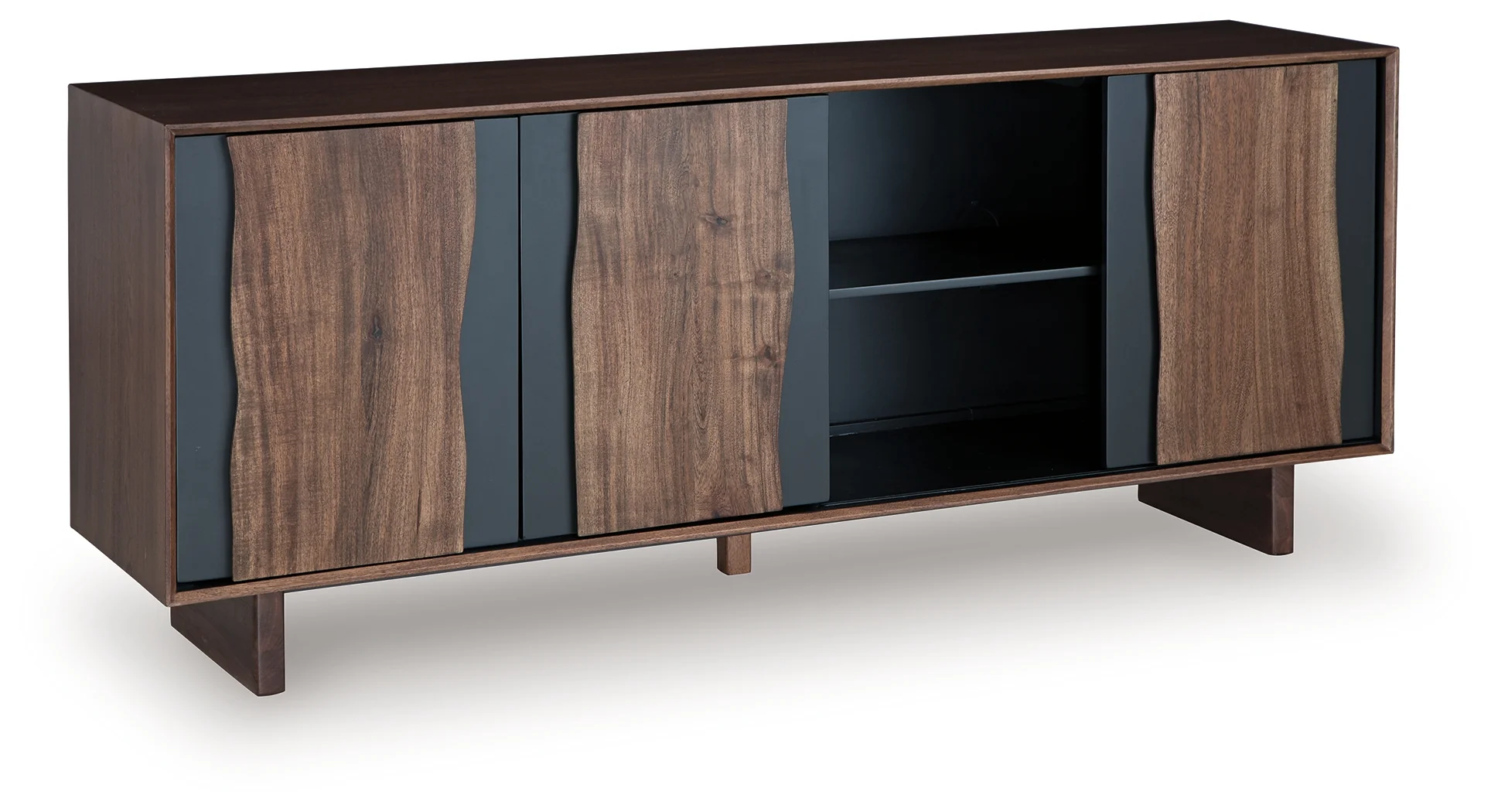 Welby Brown/Charcoal Accent Cabinet - Image 2