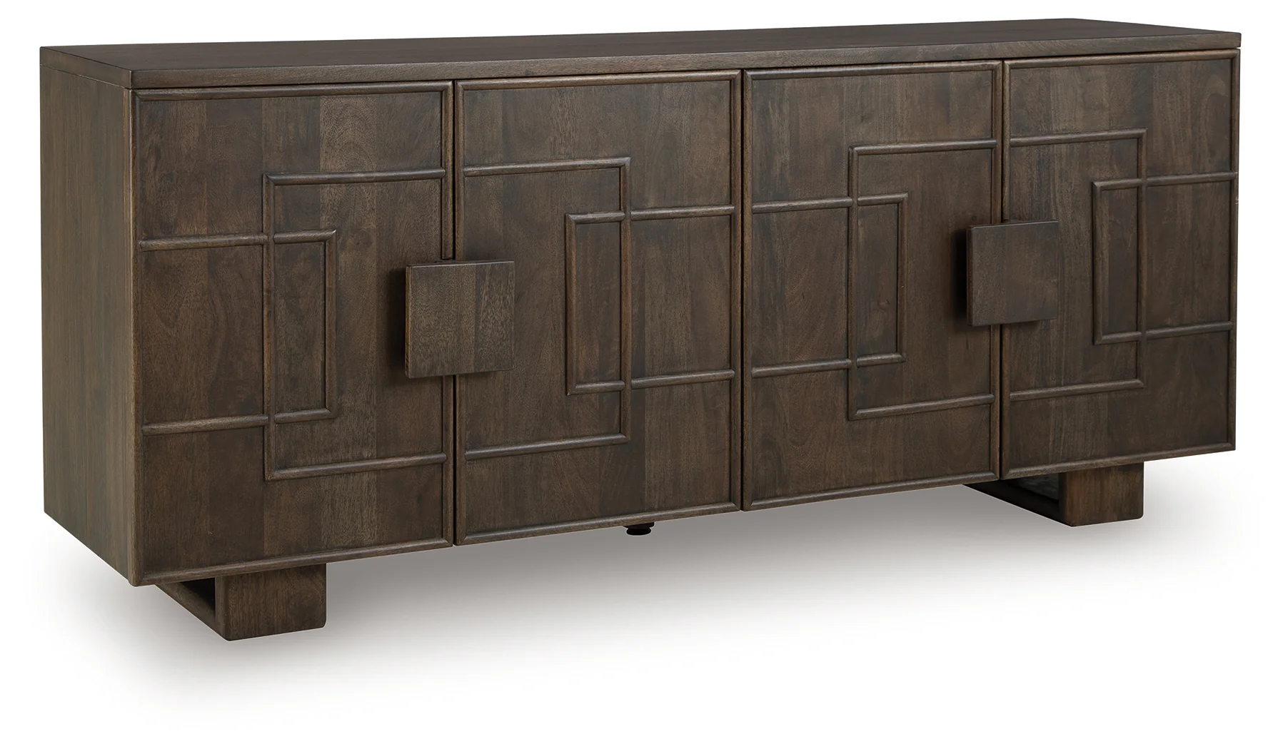 Cato Dark Brown Accent Cabinet - Image 2