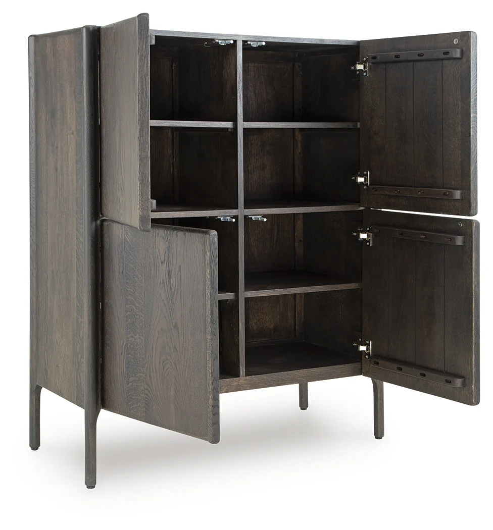 Orsonal Espresso Brown Accent Cabinet - Image 3