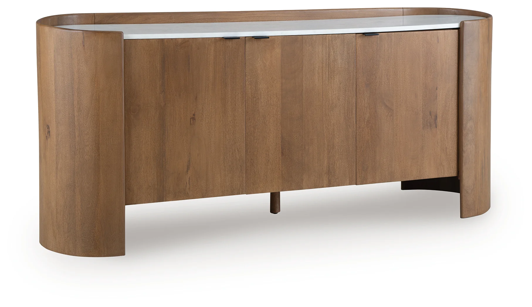 Fitzroy Brown/White Accent Cabinet - Image 2