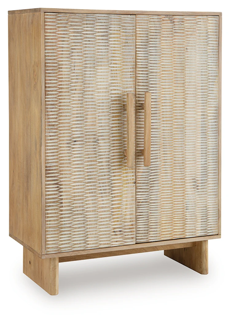 Dallinbury Natural/White Wash Accent Cabinet - Image 2