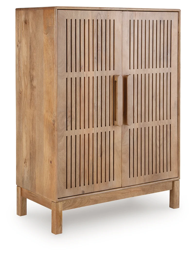 Pellamour Natural Brown Bar Cabinet - Image 2