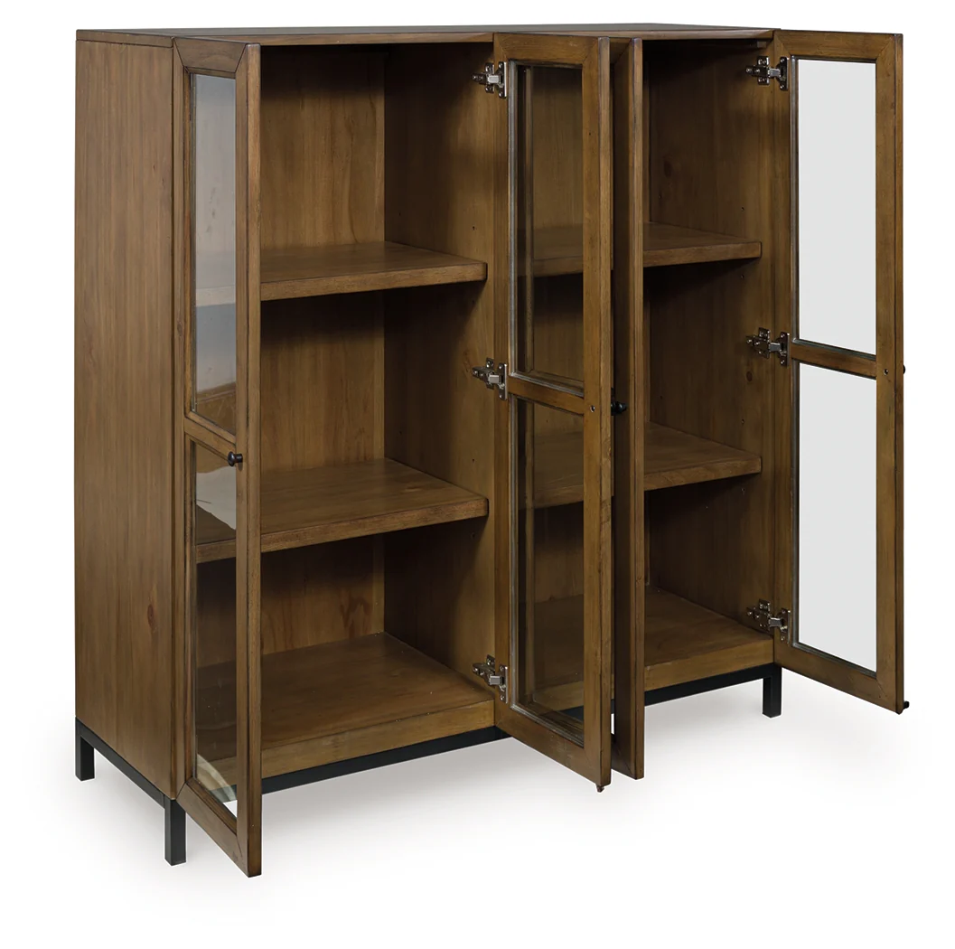 Wrenridge Gray Brown Accent Cabinet - Image 3