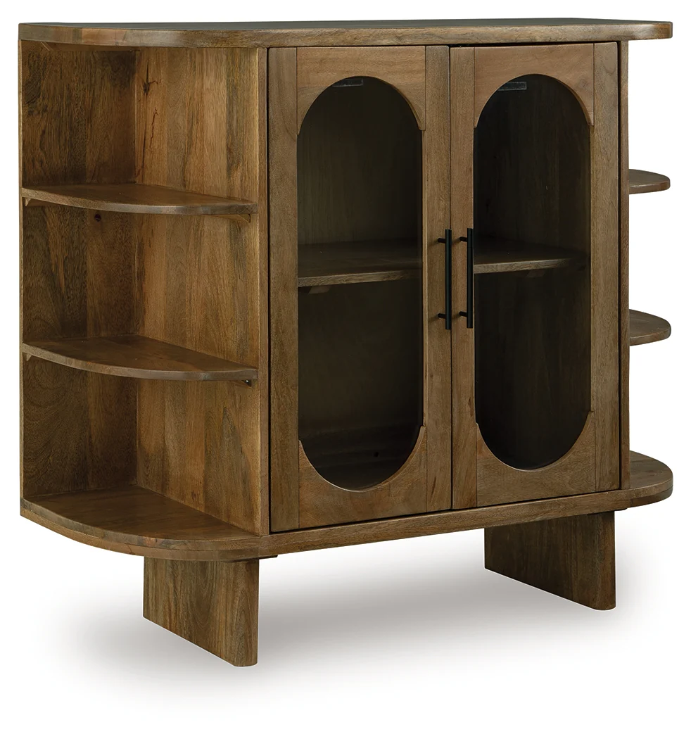 Niall Light Brown Accent Cabinet - Image 2