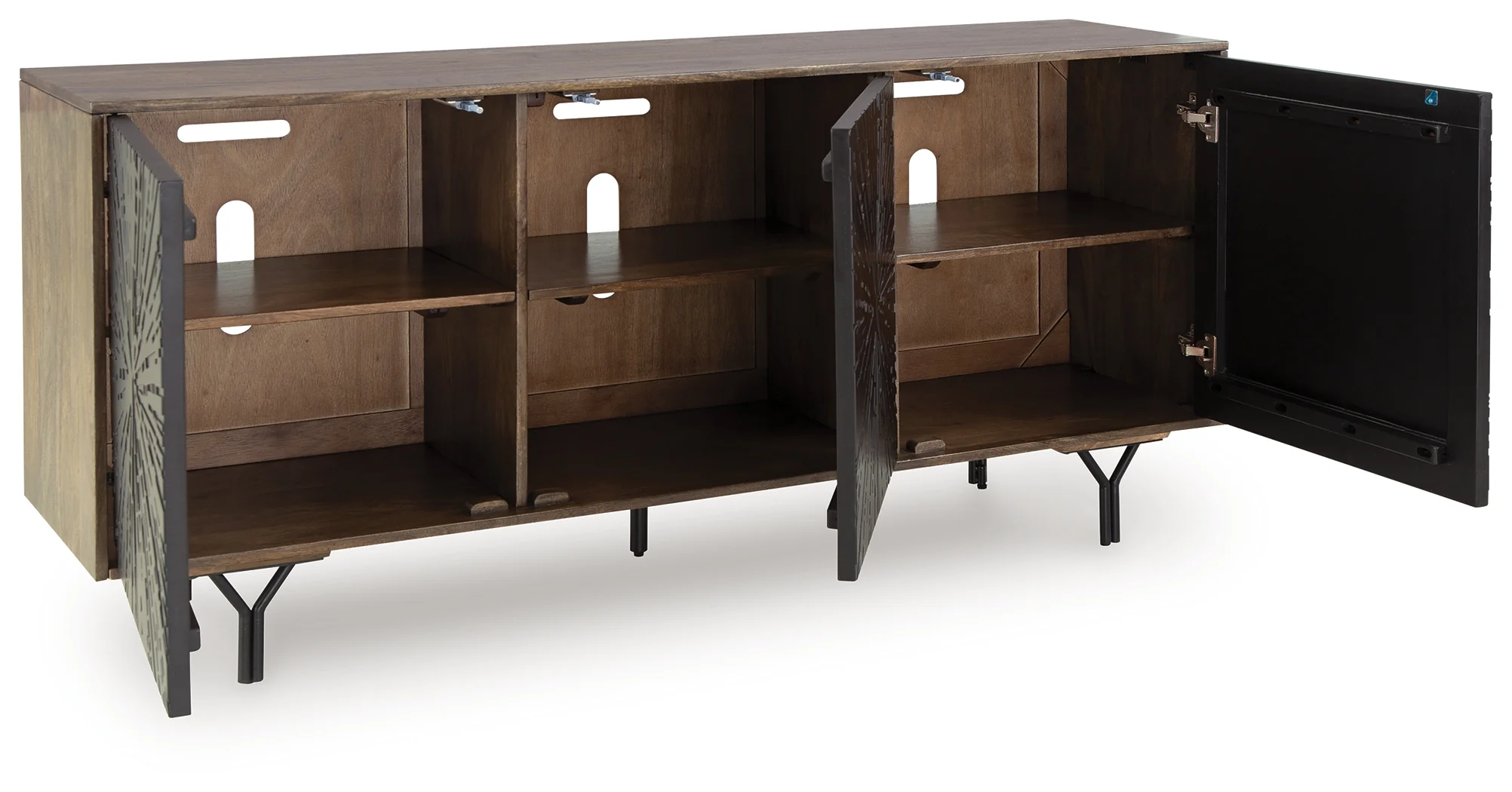 Lavinmont Multi Brown Accent Cabinet - Image 3