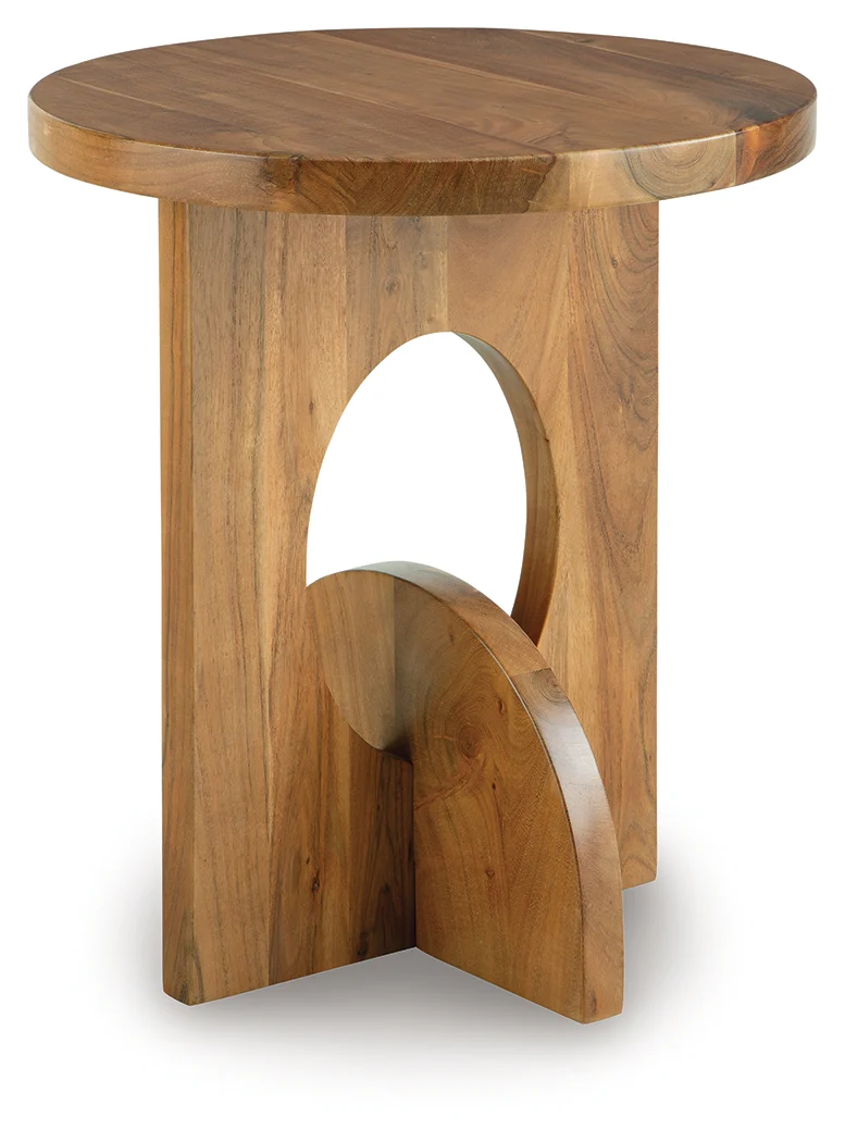 Hollbourne Brown Accent Table - Image 2