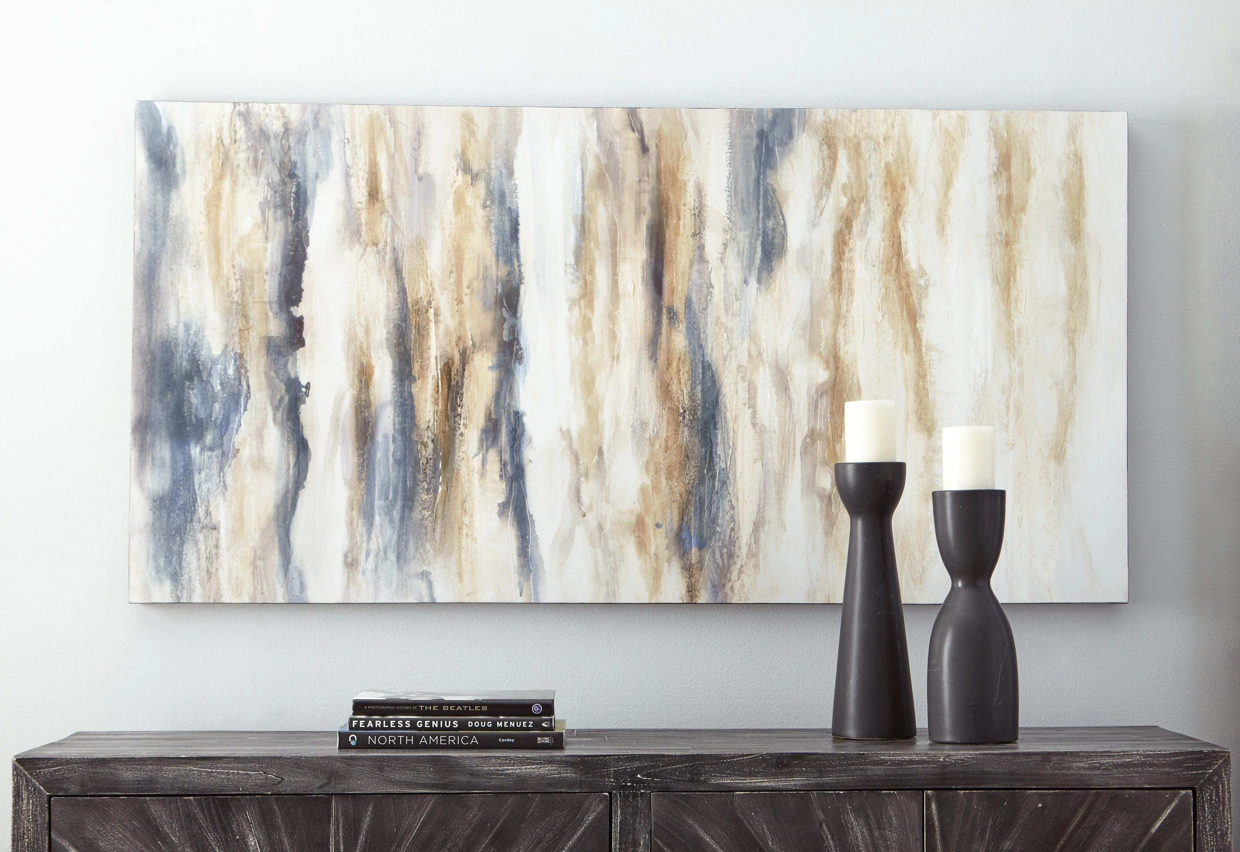 Joely Blue Tan Wall Art - Image 3