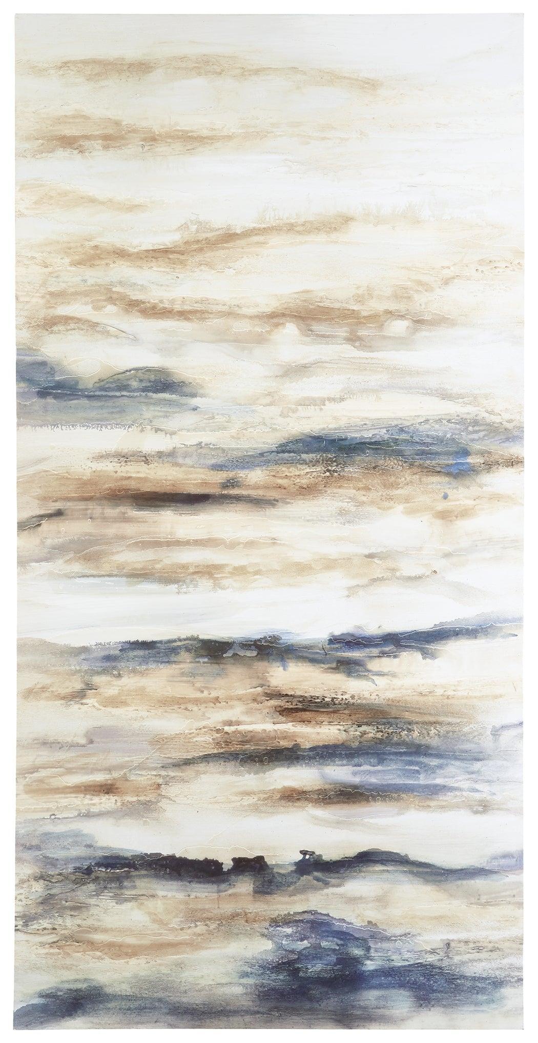 Joely Blue Tan Wall Art - Image 2