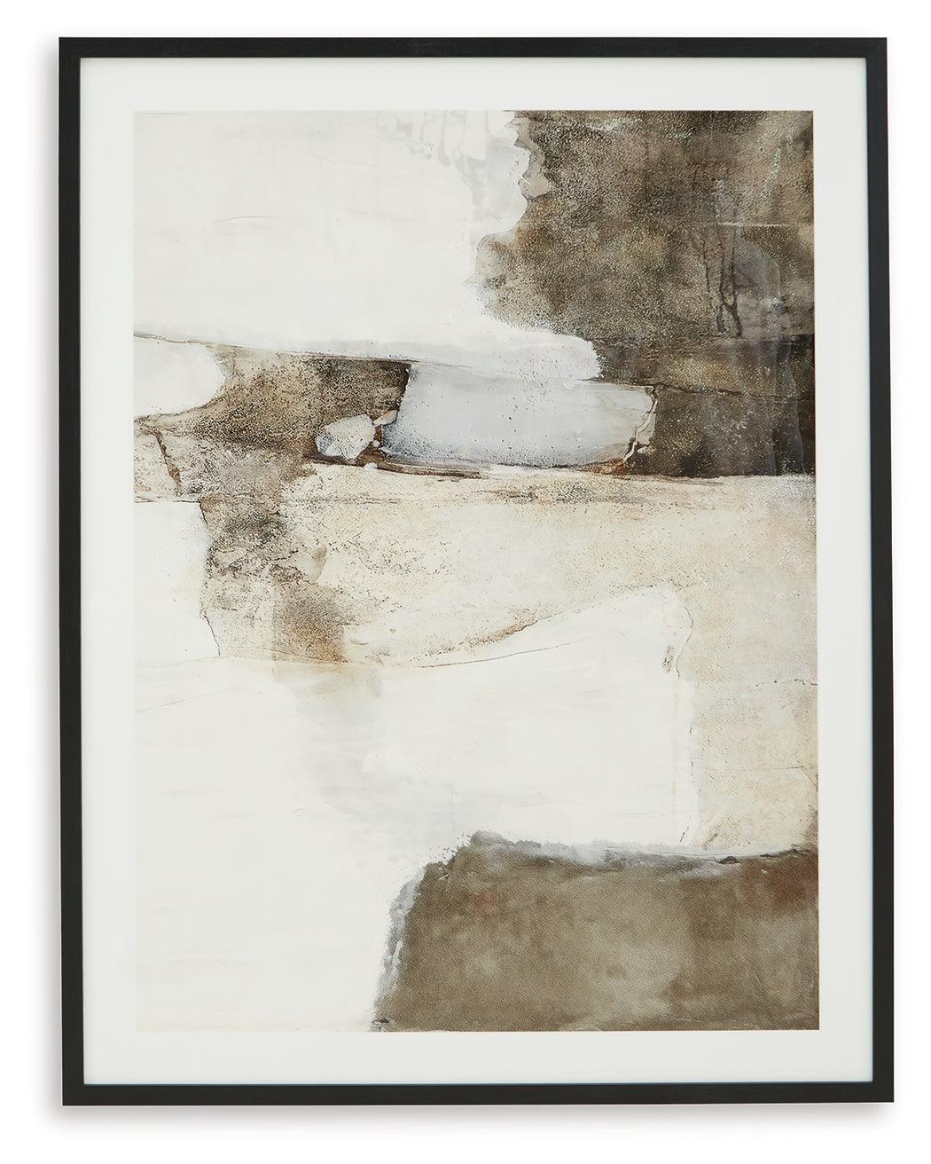 Aldricton Brown White Wall Art - Image 2