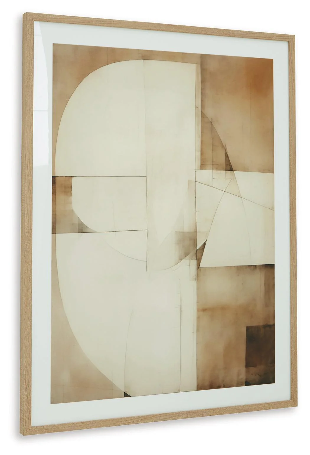 Corlain Brown Tan White Wall Art - Image 3