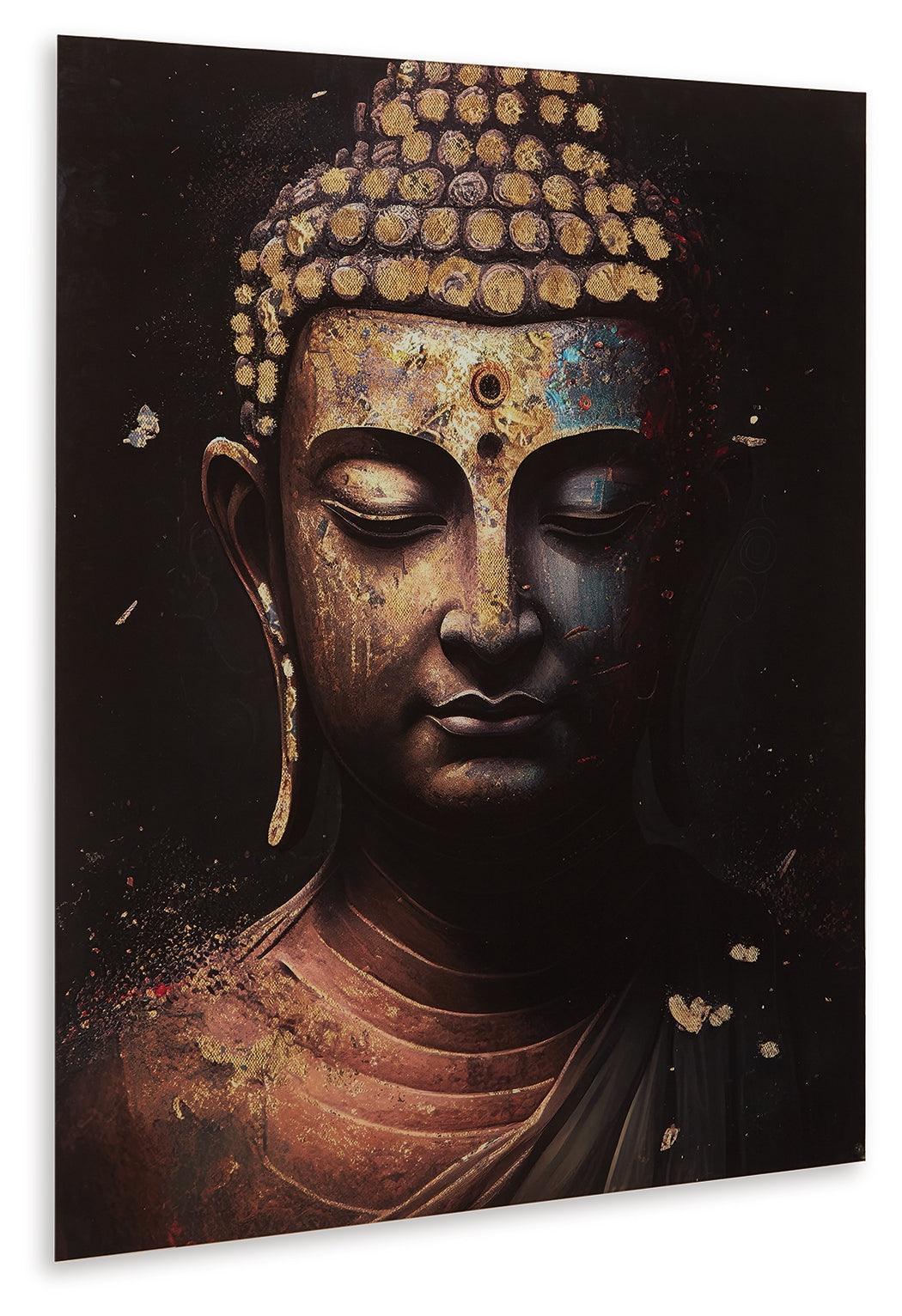 Caymoore Black Gold Finish Wall Art - Image 3