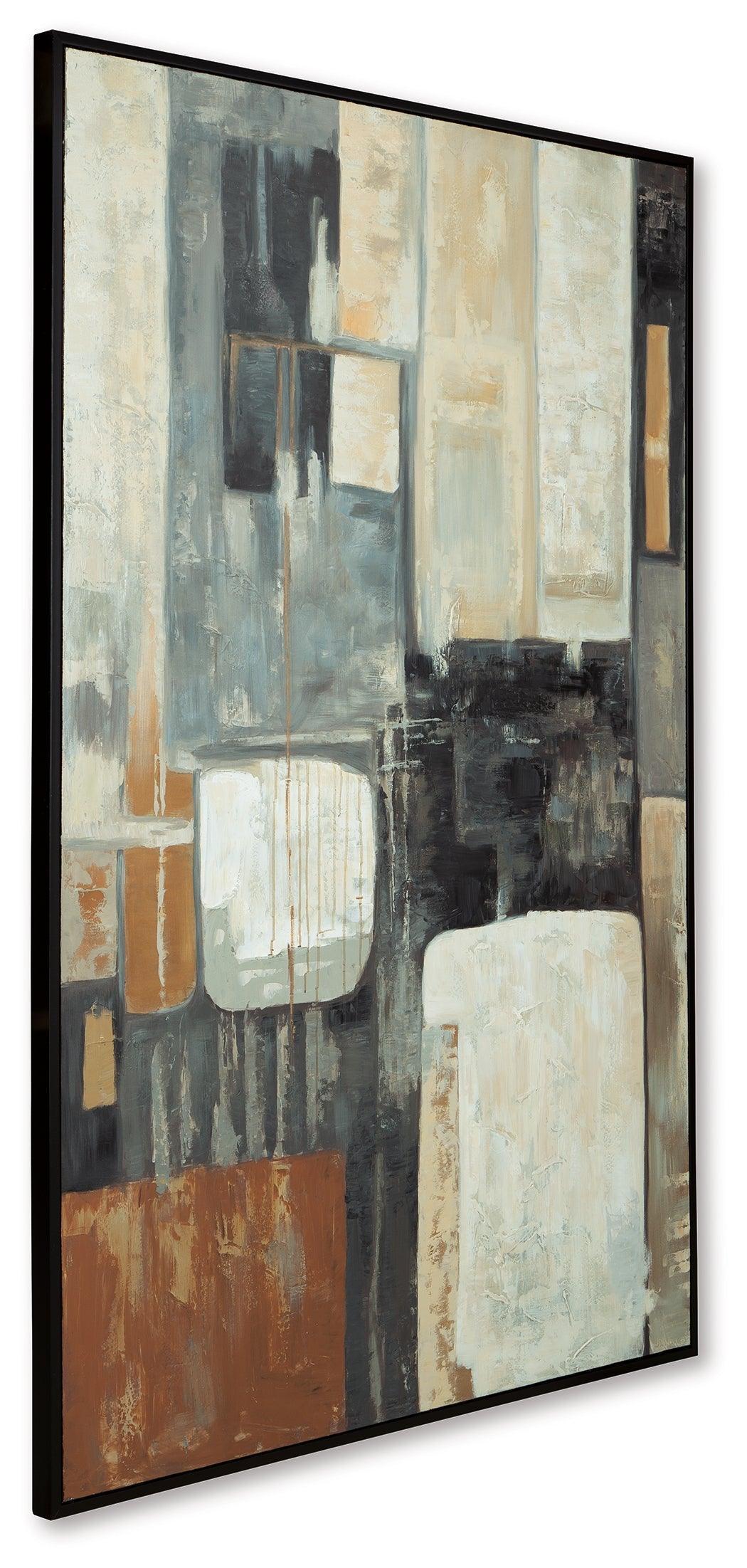 Howford Brown/Black/Gray Wall Art - Image 3