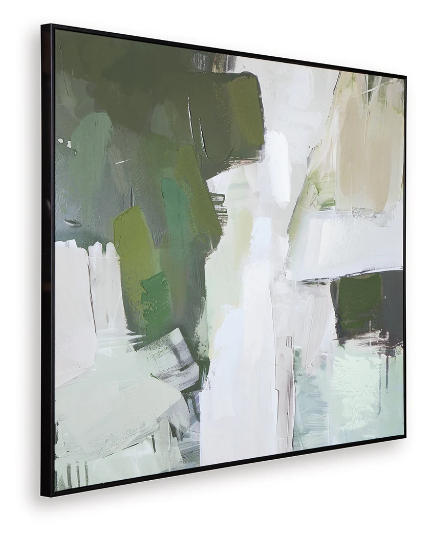 Vinick Green/Gray/White Wall Art - Image 3