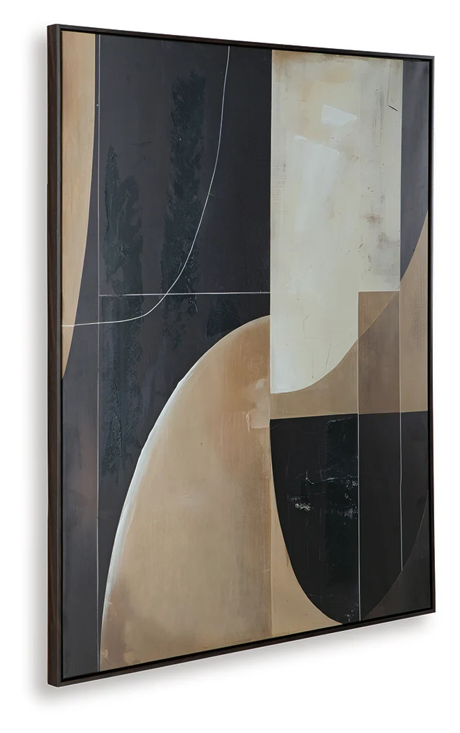 Ewanford Black/Brown/Tan Wall Art - Image 3