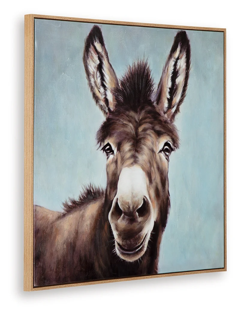 Landerton Brown/Blue/White Wall Art - Image 3