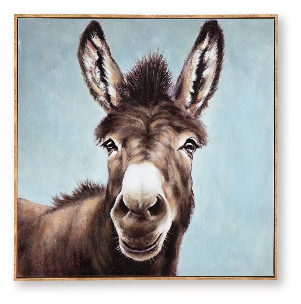 Landerton Brown/Blue/White Wall Art - Image 2