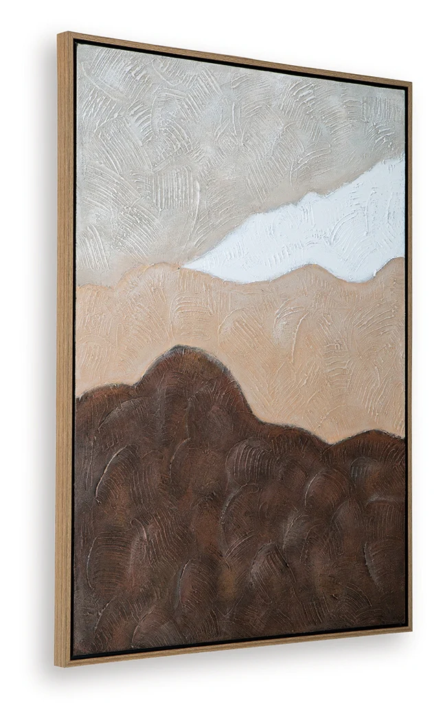 Fanthorne Tan/Brown/White Wall Art - Image 3