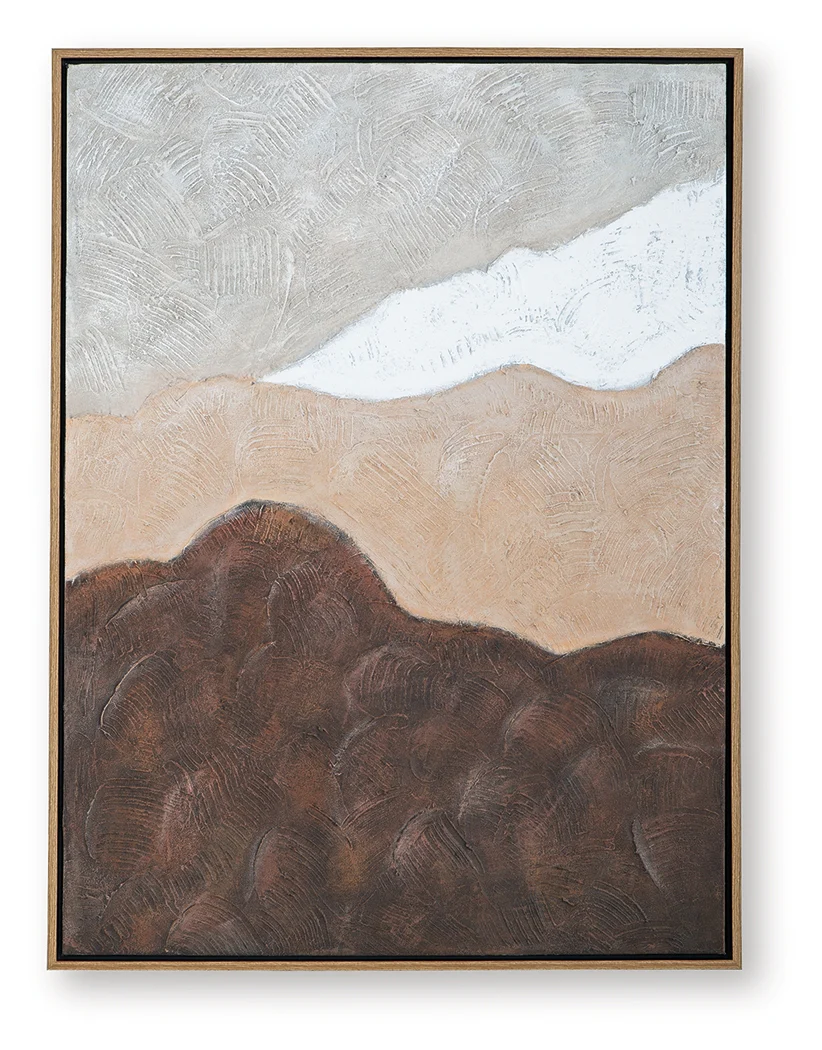 Fanthorne Tan/Brown/White Wall Art - Image 2