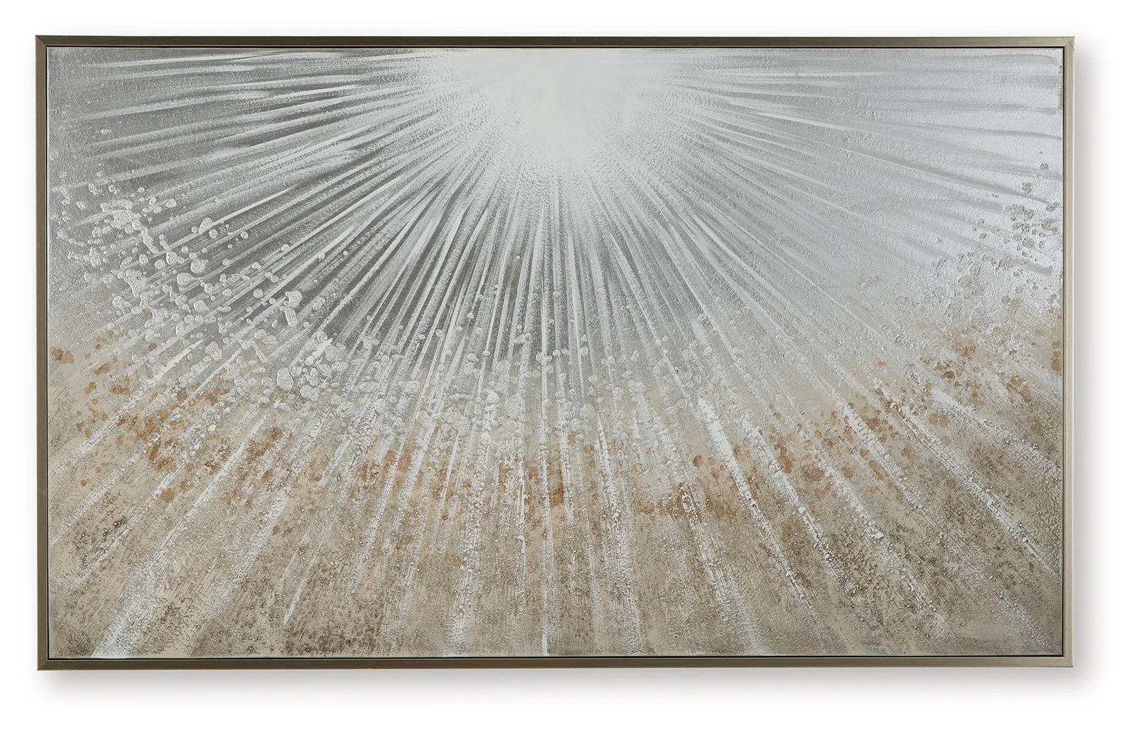 Waldard Gray/Taupe/White Wall Art - Image 2