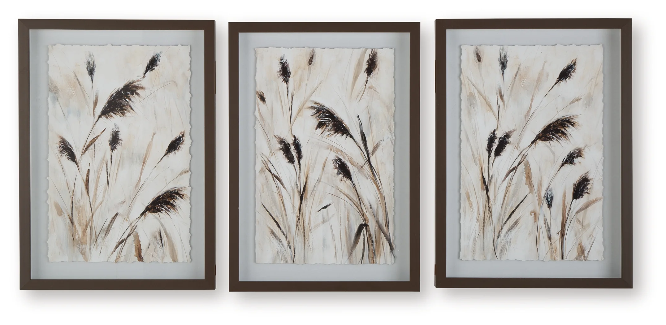 Honslow Brown/Black/White Wall Art (Set of 3) - Image 2