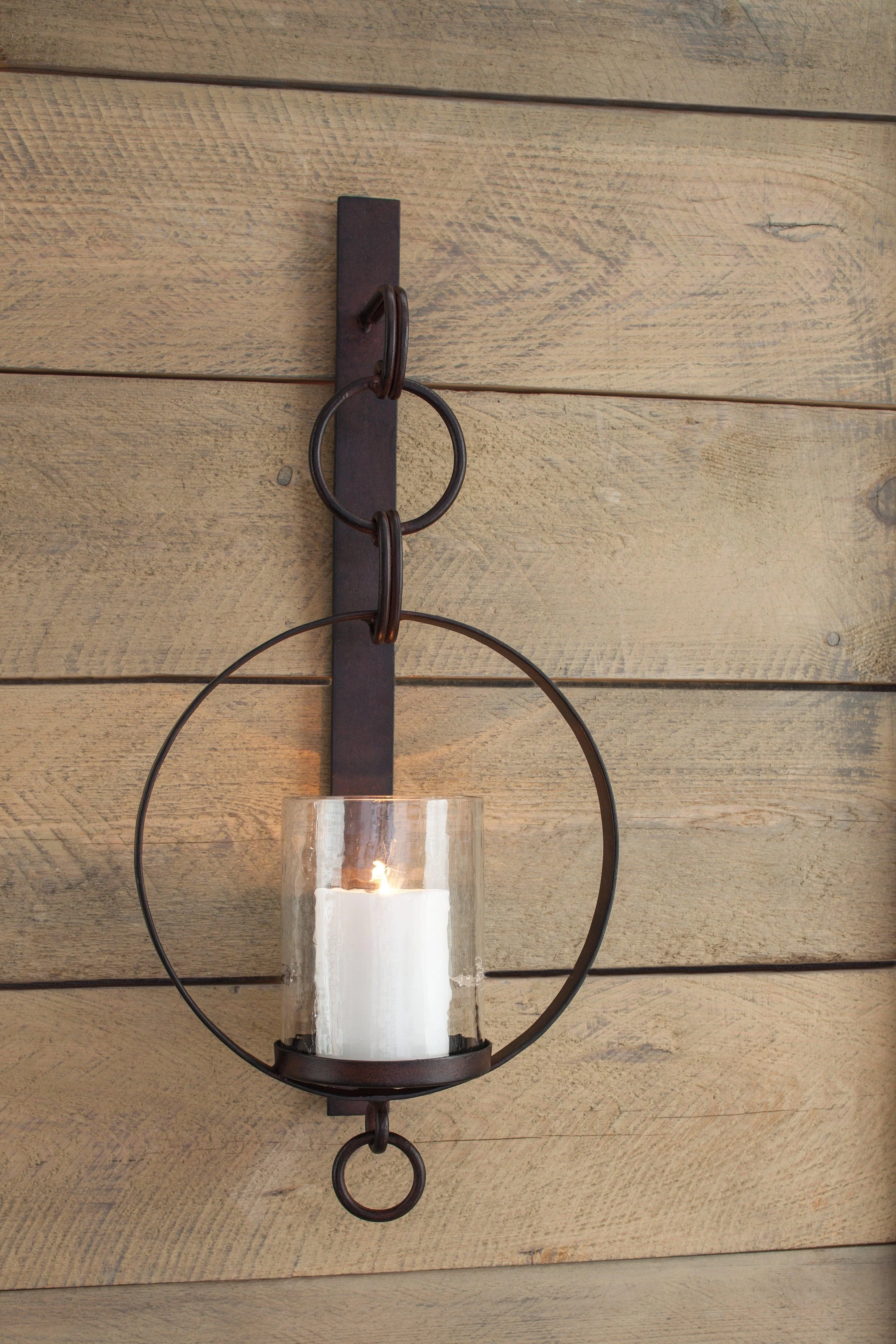 Ogaleesha Brown Wall Sconce - Image 3