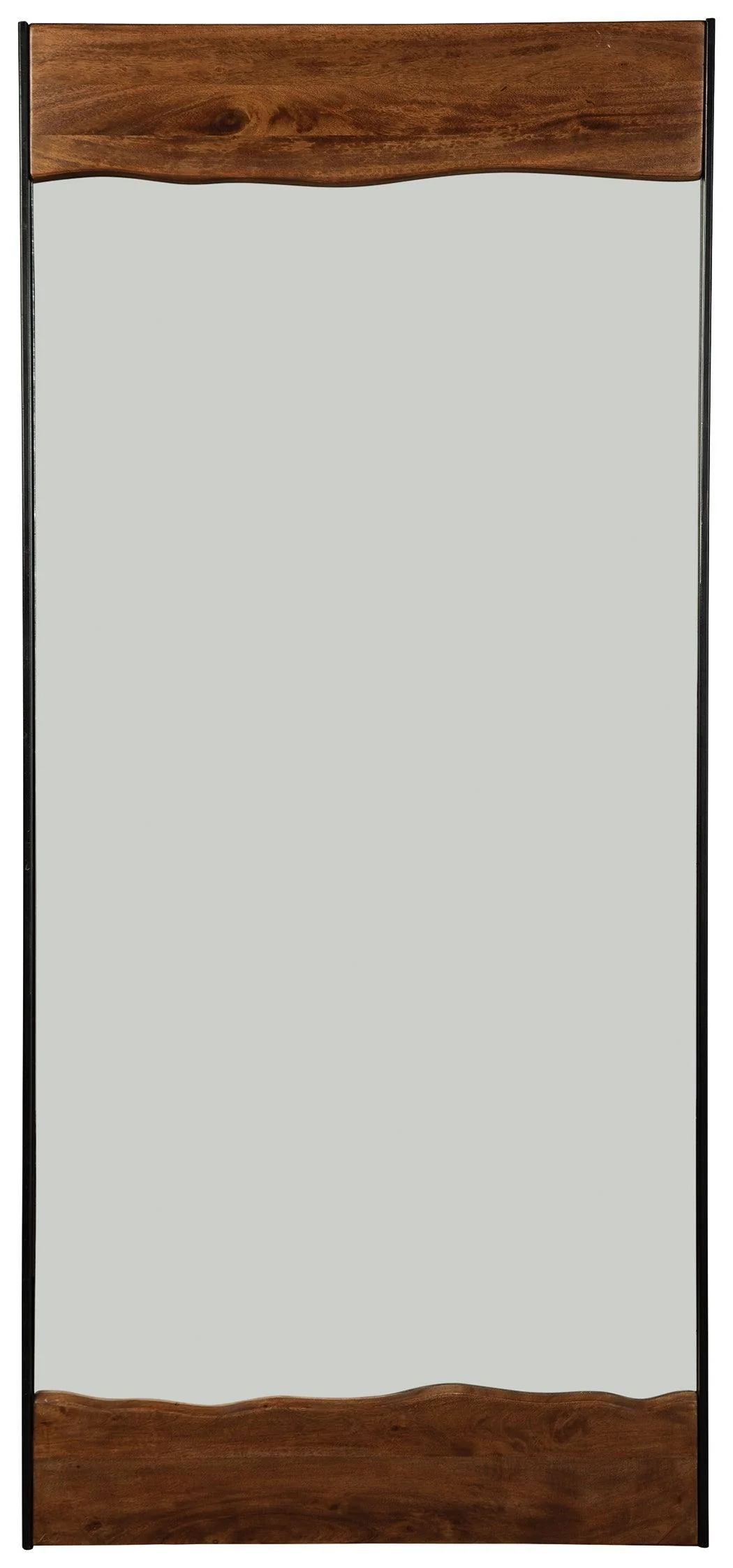 Panchali Brown Black Floor Mirror - Image 3