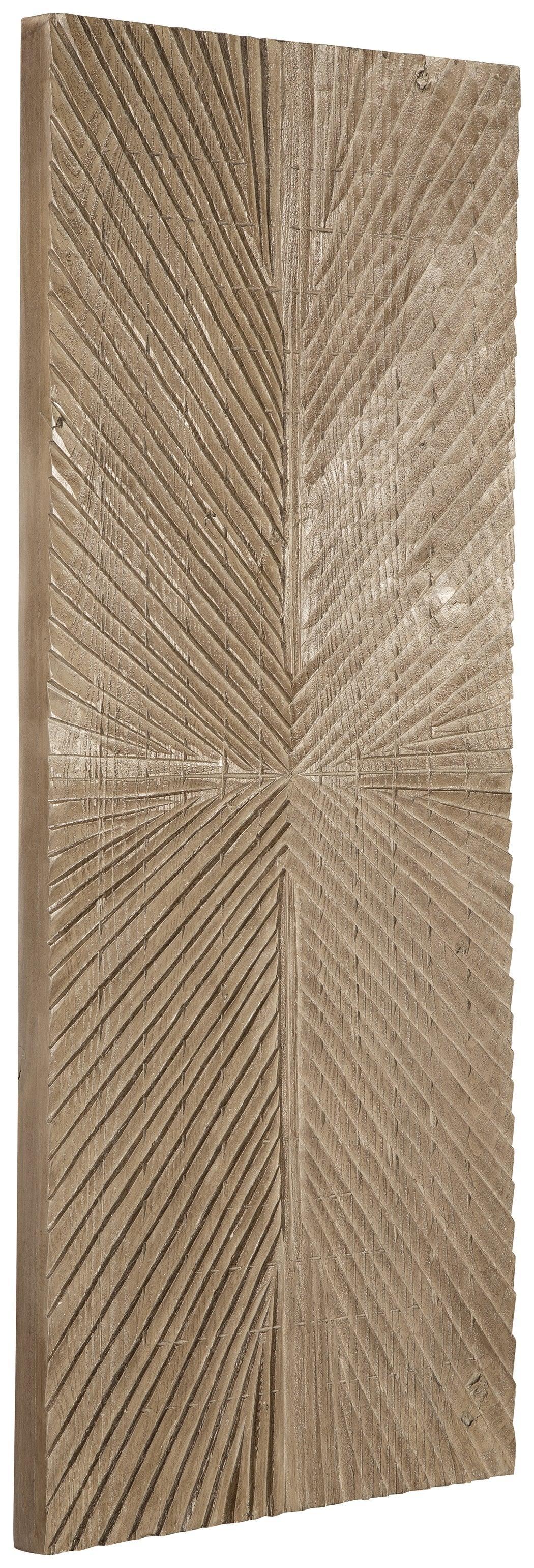 Lenora Distressed Brown Wall Decor - Image 3