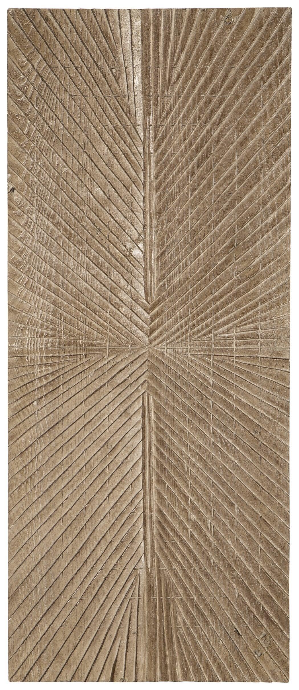 Lenora Distressed Brown Wall Decor - Image 2