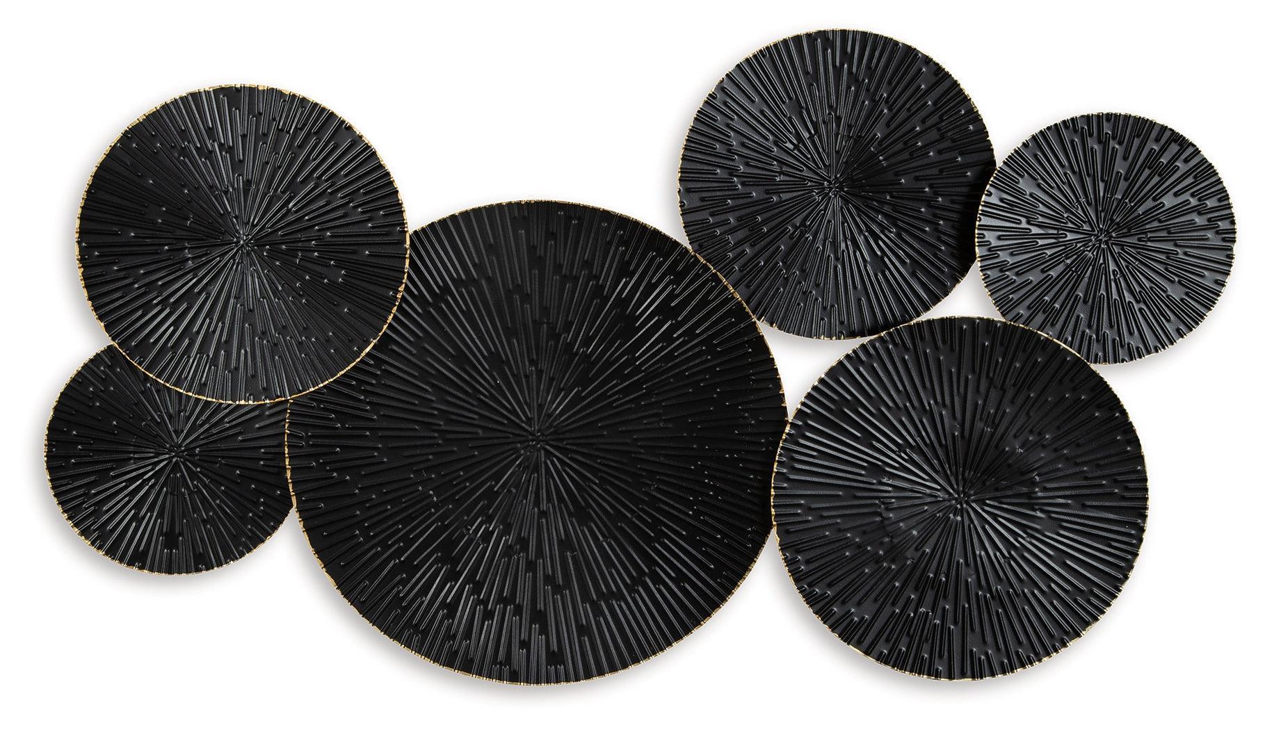 Rhetlen Black Gold Finish Wall Decor - Image 2