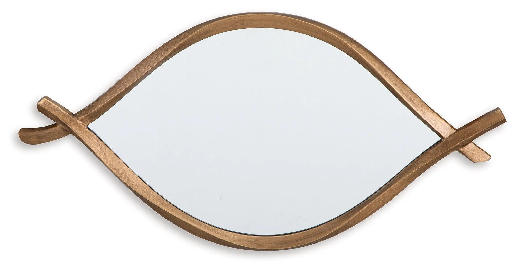Bartner Antique Gold Finish Accent Mirror - Image 2