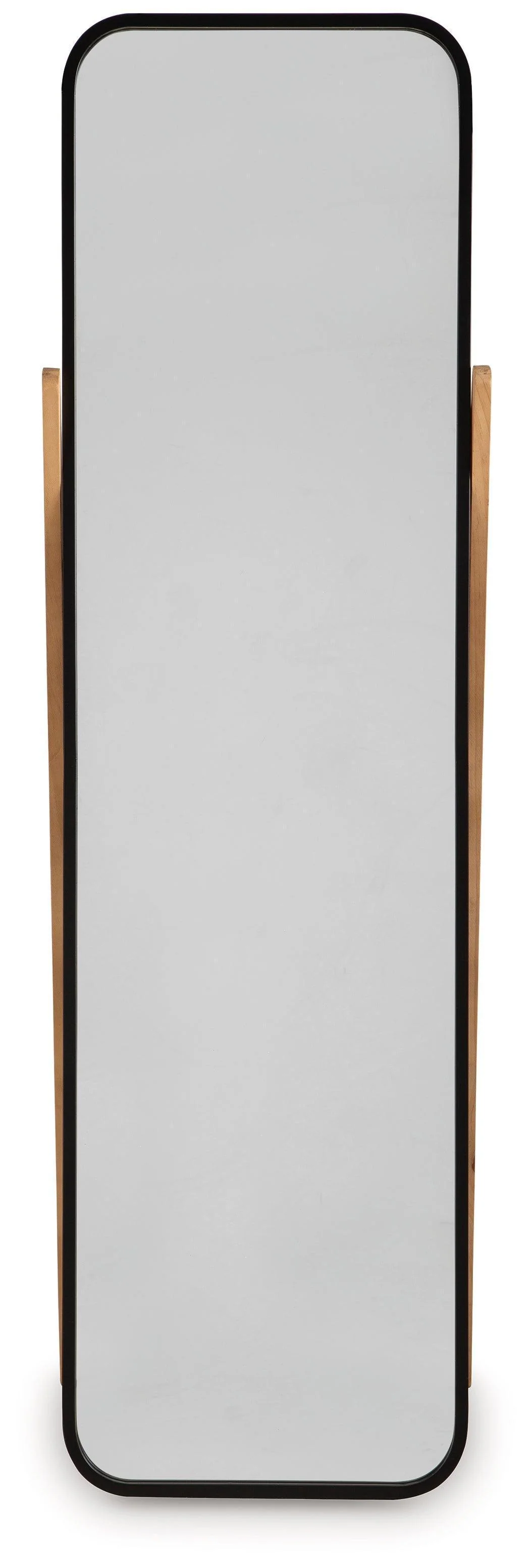 Bronick Black/Brown Floor Mirror - Image 3
