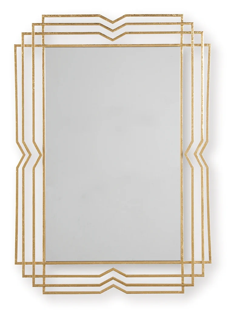 Claybrook Gold Finish Accent Mirror - Image 2