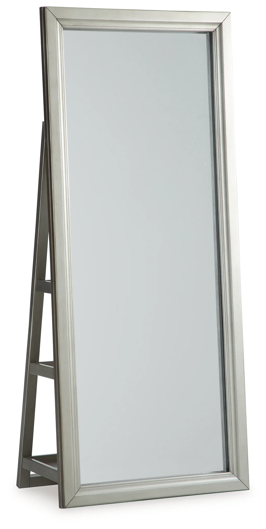 Evesen Champagne Floor Standing Mirror/Storage - Image 2