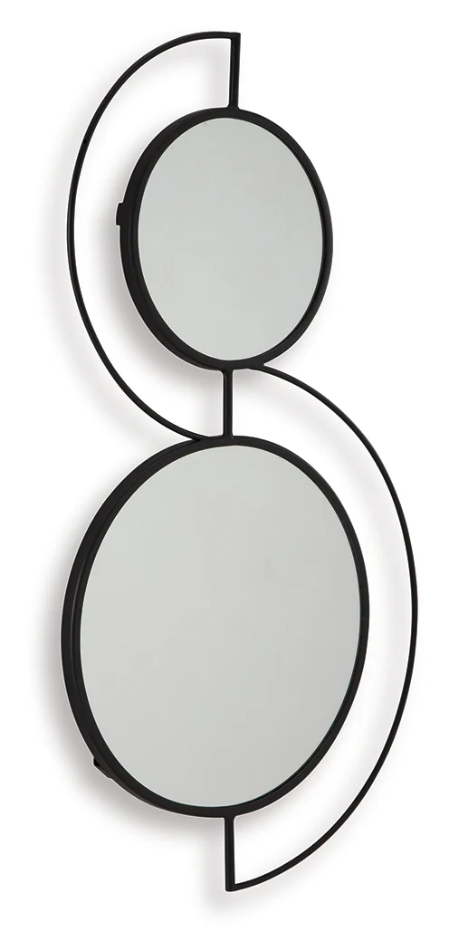 Shayham Black Accent Mirror - Image 3