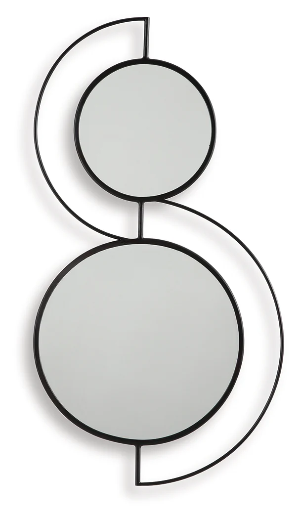 Shayham Black Accent Mirror - Image 2