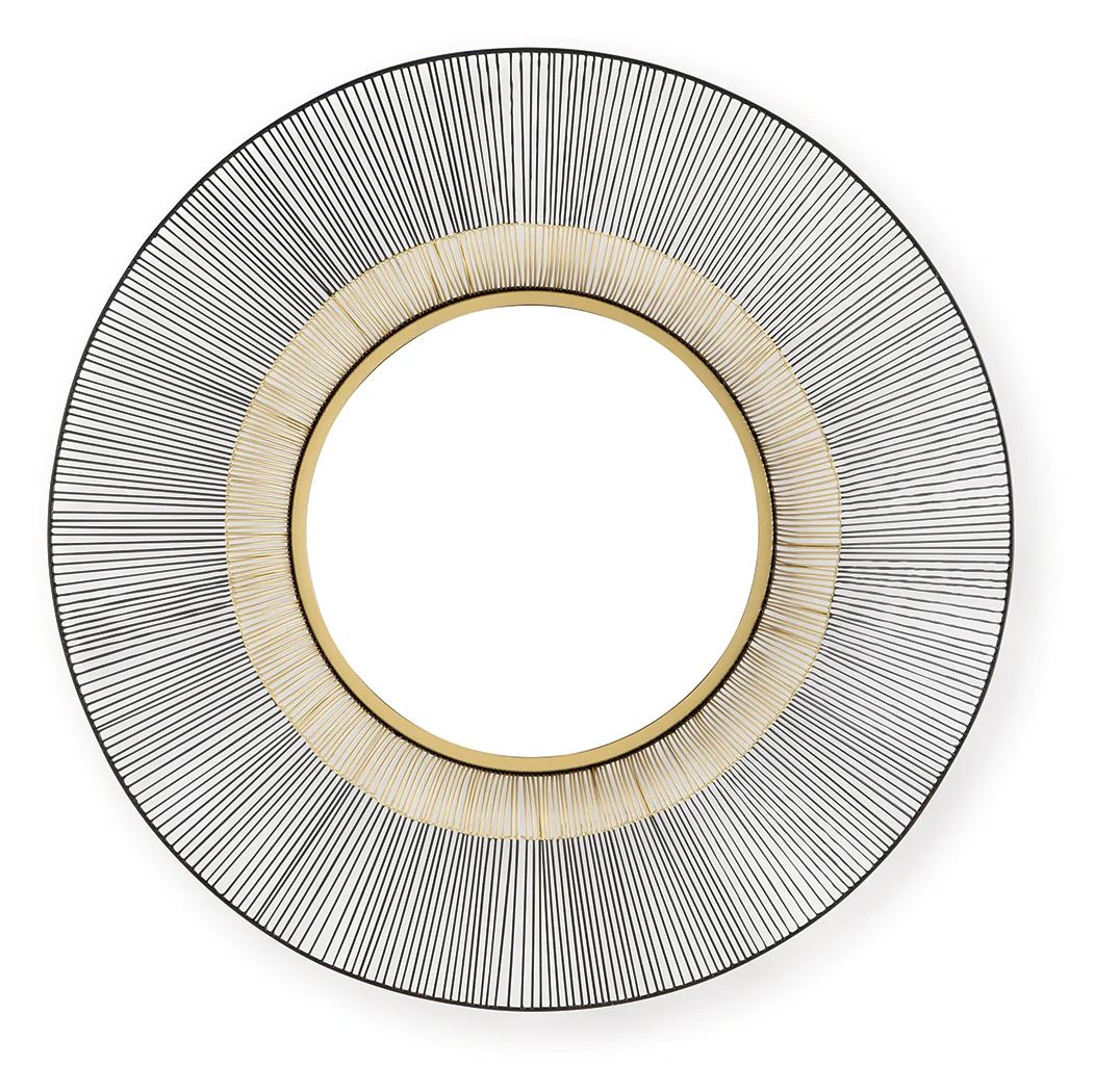Dallmen Black/Gold Finish Accent Mirror - Image 2