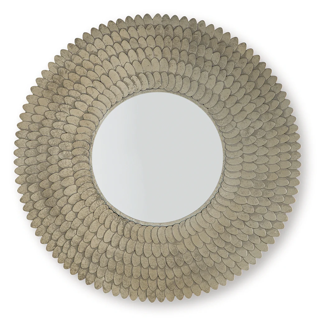 Wrightmund Champagne Finish Accent Mirror - Image 2