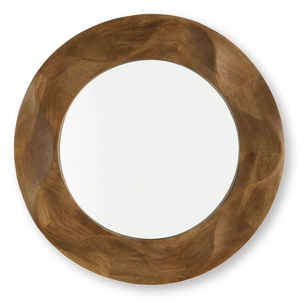 Aajon Brown Accent Mirror - Image 2