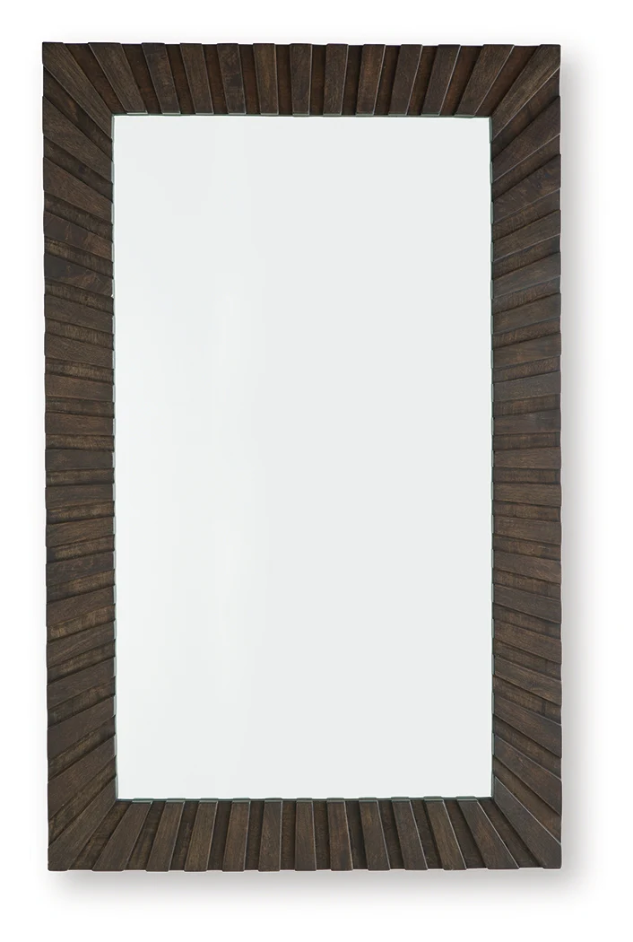 Advin Dark Brown Accent Mirror - Image 2