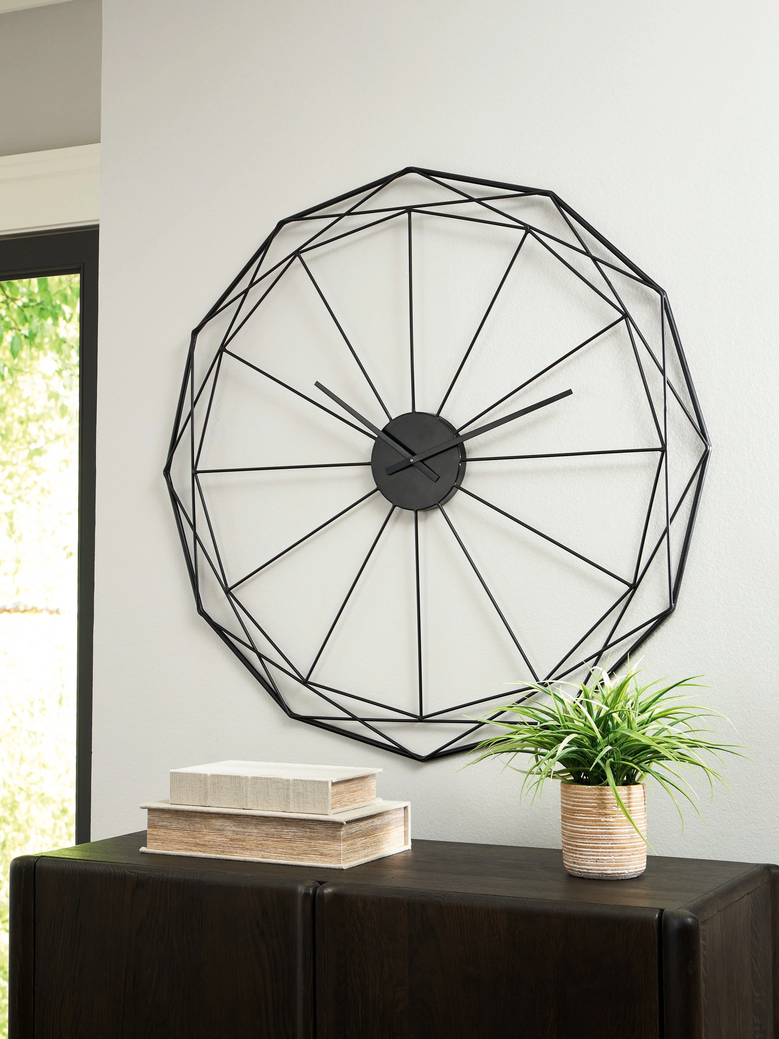 Arkthorne Black Wall Clock - Image 2