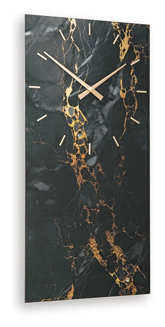 Teague Black/Gold Finish Wall Clock - Image 3