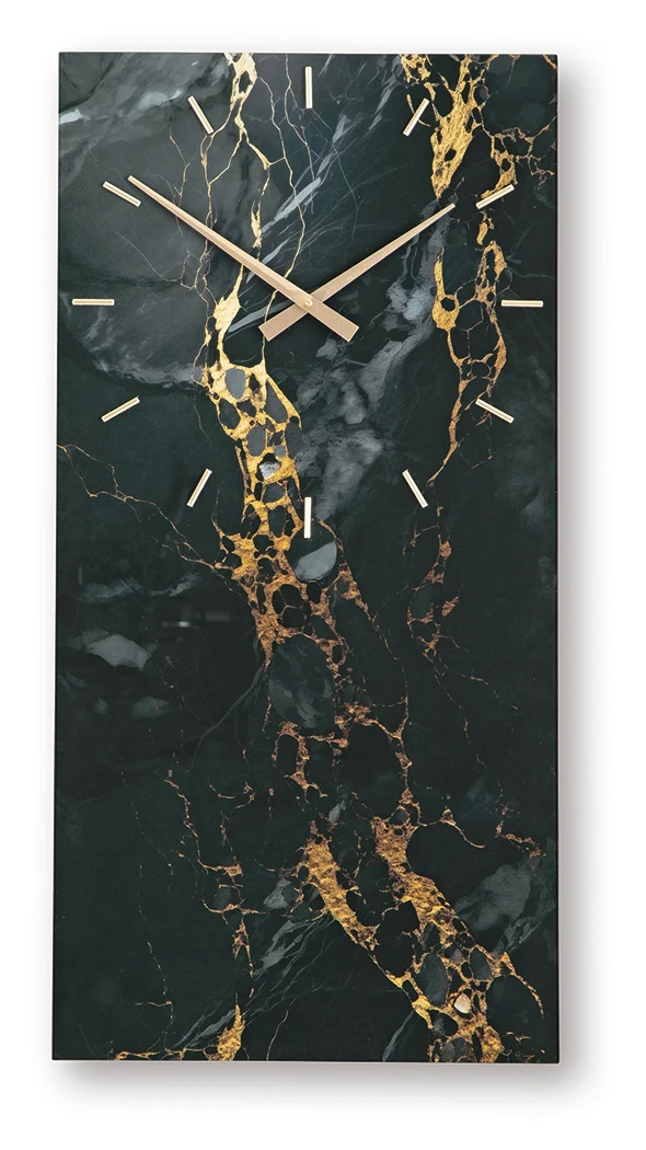 Teague Black/Gold Finish Wall Clock - Image 2