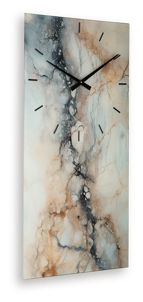 Teague Brown/Gray/Ivory Wall Clock - Image 3