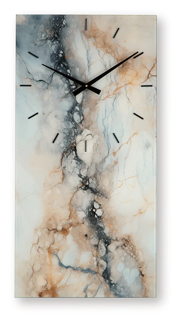 Teague Brown/Gray/Ivory Wall Clock - Image 2